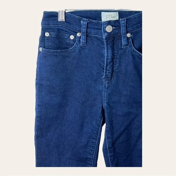 0714. J. CREW DARK WASH SKINNY DENIM JEANS SIZE 25 5 POCKET DESIGN ZIPPER/BUTTON - Picture 2 of 11